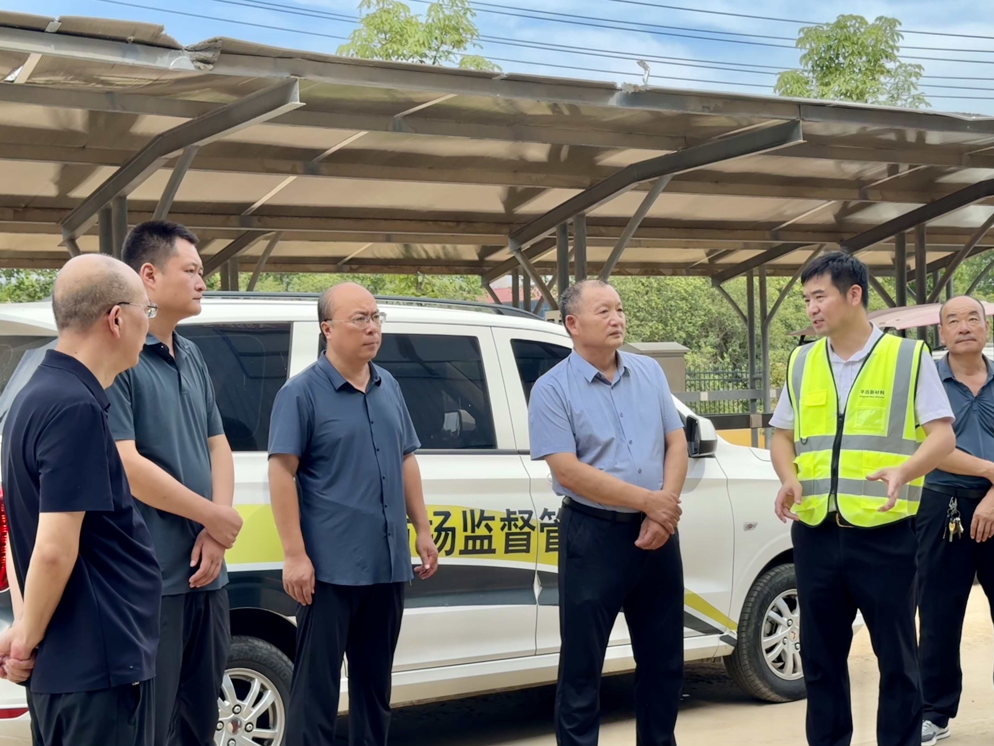 鄢陵县市场监督管理局来公司帮扶指导